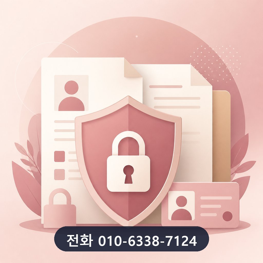 카드깡 24시간 업체 개인정보 보호 이미지 · 문의 010-6338-7124